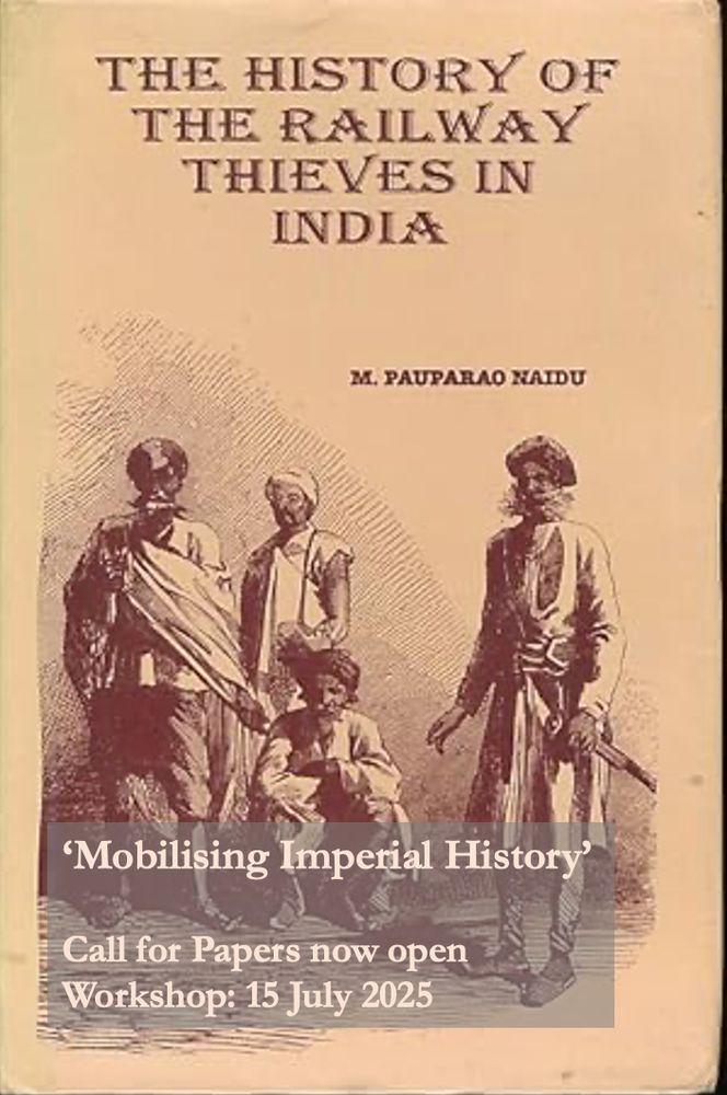 Book cover of book titled 'The History of Railway Thieves in India'.