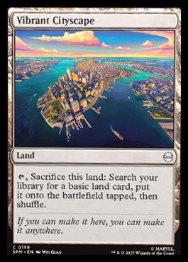The Magic Card: Vibrant Cityscape