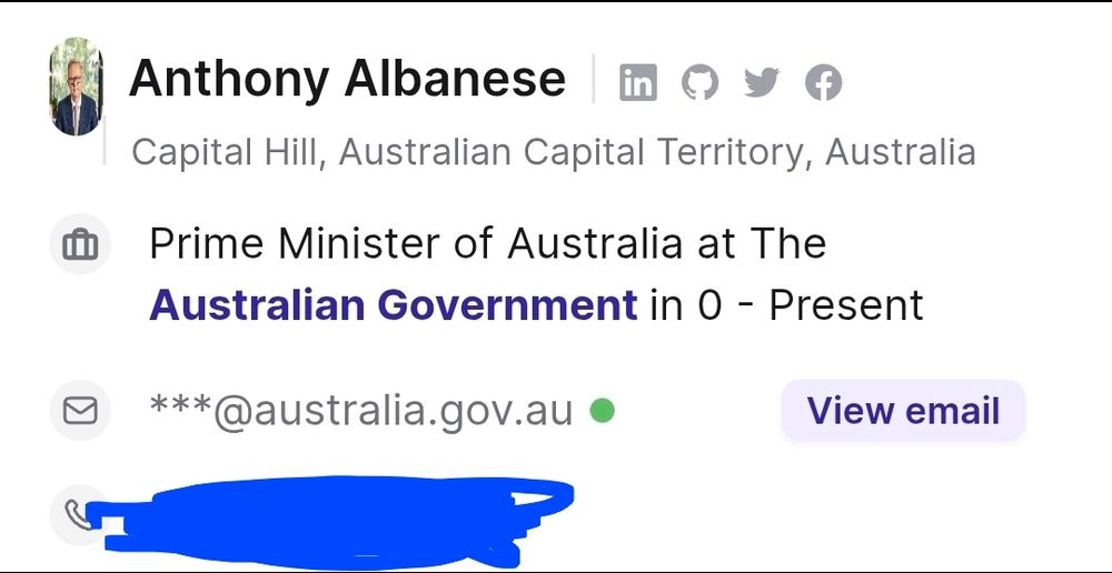 Mobile phone reveals (redacted) for Anthony Albanese, Susan Ley, Donald Trumb and B Obama