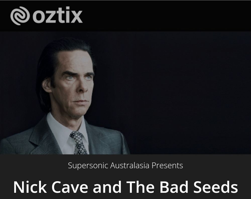 Nick Cave and the Bad Seeds tickets on sale