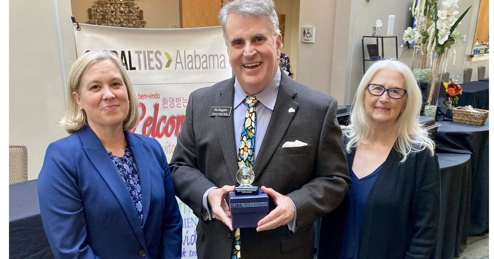 The U.S. State Department, and the citizens’ diplomacy group Global Ties Alabama in Huntsville, recognized Alabama Public Radio for a series of talks delivered to foreign delegations on subjects rangi...