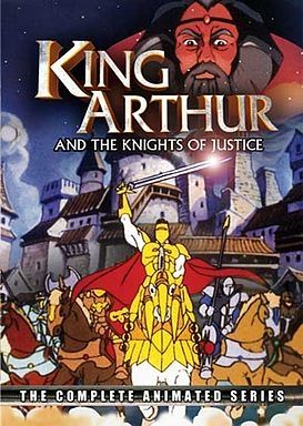 King Arthur and the Knight of Justice poster. it was an animated series from the early 90s