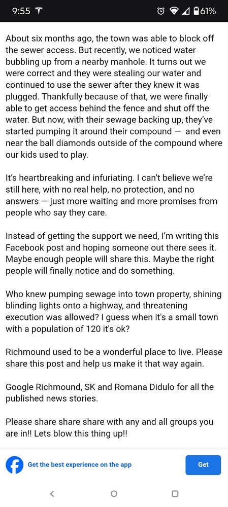 Facebook plea