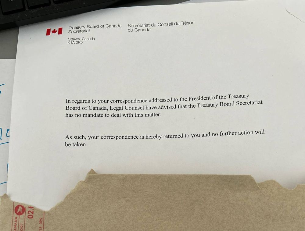 Letter posted by sov cit members