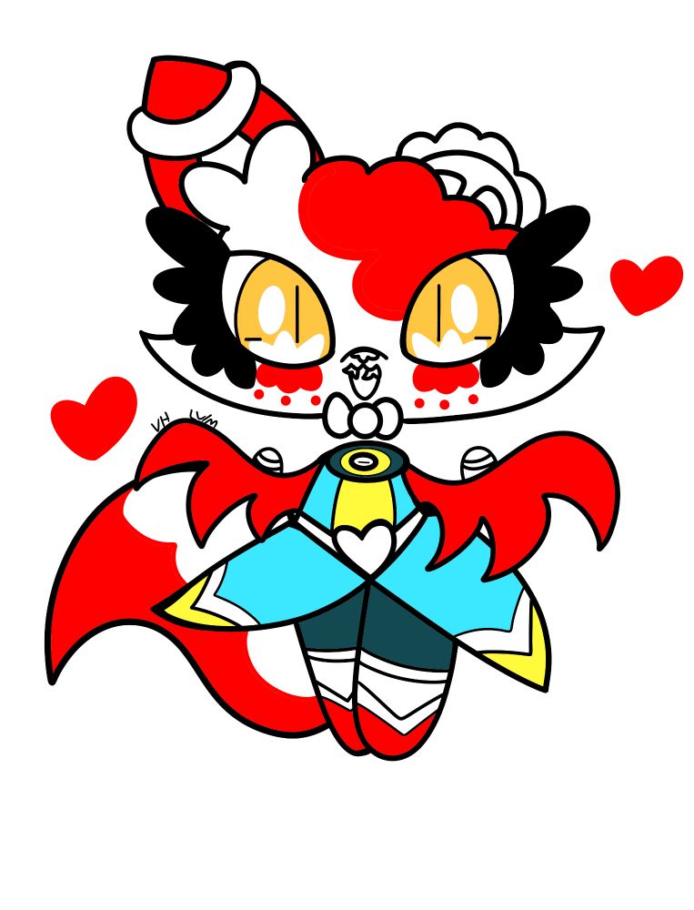 Crimson Parade Model! Ri-Klaws are female robot cats! She can always regrow her head from that hole! She's very friendly, but not the smartest!