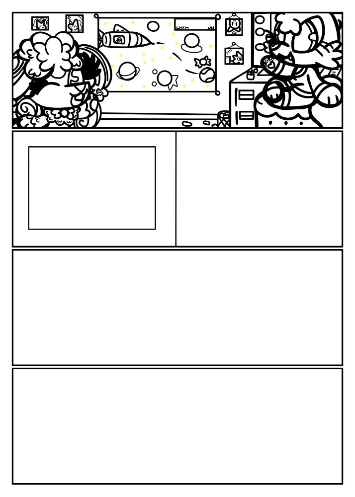 Page One of Issue 1 of Delicious Defenders wip!