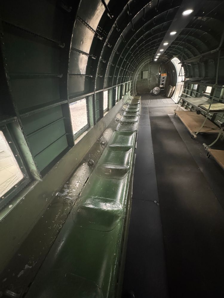 Offside paratrooper or troop seats