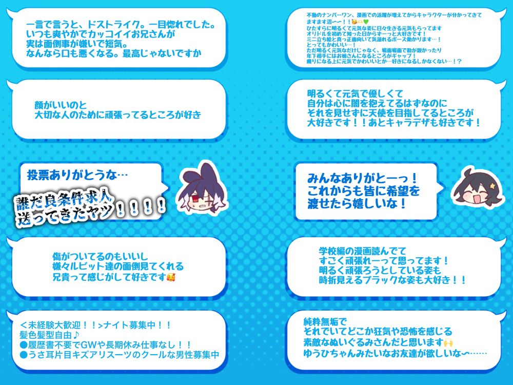 【6位】🐇ルナイト
【7位】⭐️ゆうひ