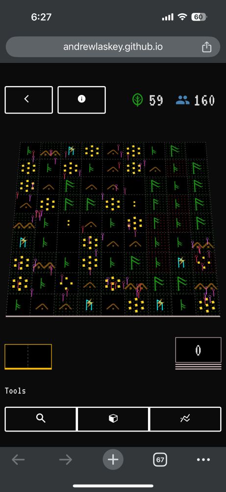 State of my generation ship before placing the final tile. I had a good farming game where I managed to maximize farm tile placement it seems. Lots of farm tiles in max level and healthy state.