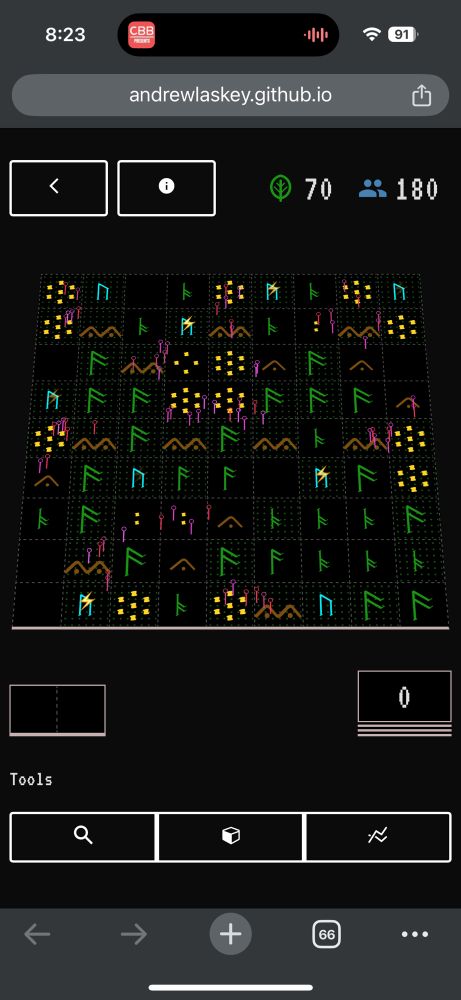 Screenshot from my game Generation Ship 2. Final turn before placing the final tile of today’s daily challenge.