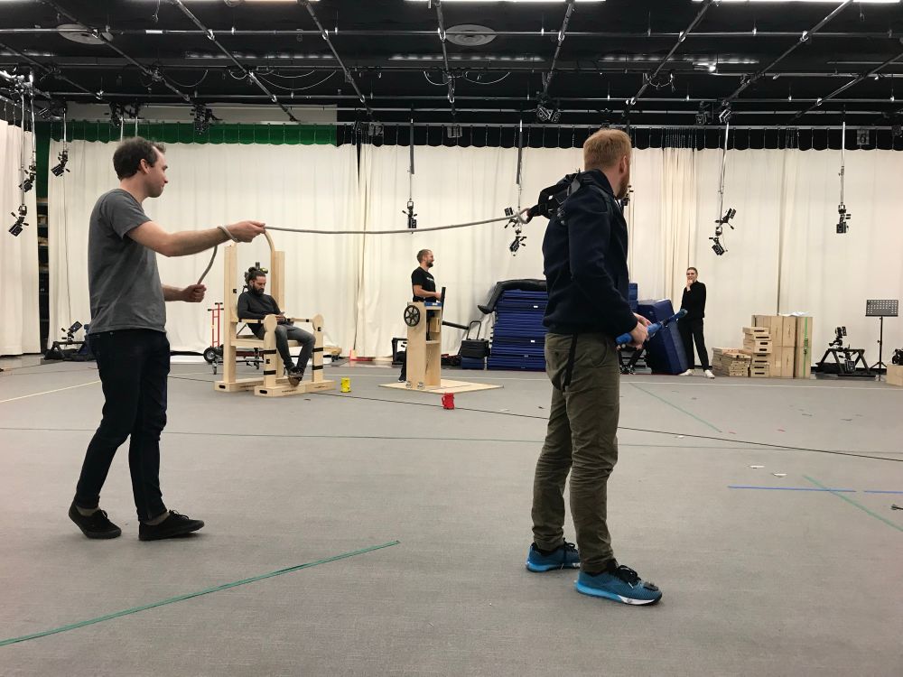 Magnus on a leash. 