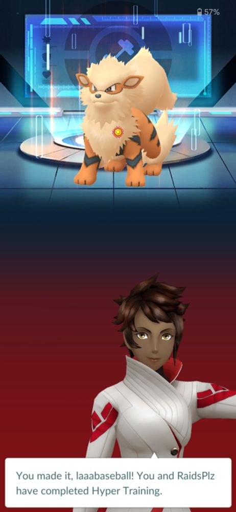 Hyper training completed 