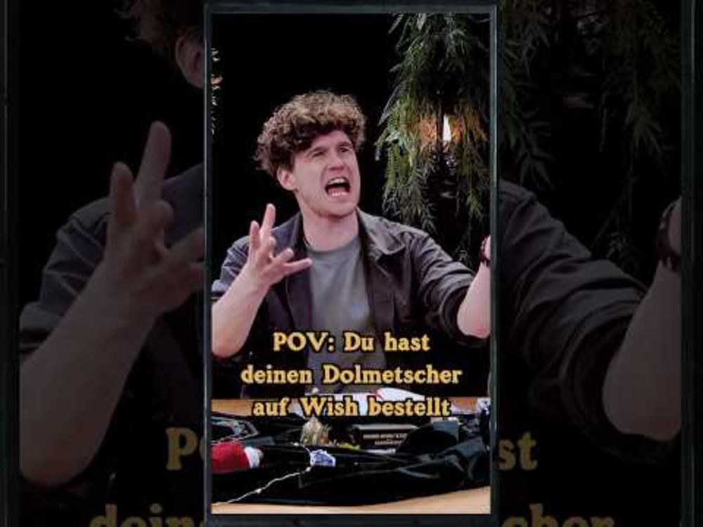 POV: Du hast deinen Dolmetscher auf Wish bestellt😓