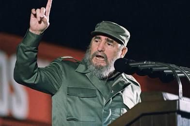 Photo of dictator, Fidel Castro. 