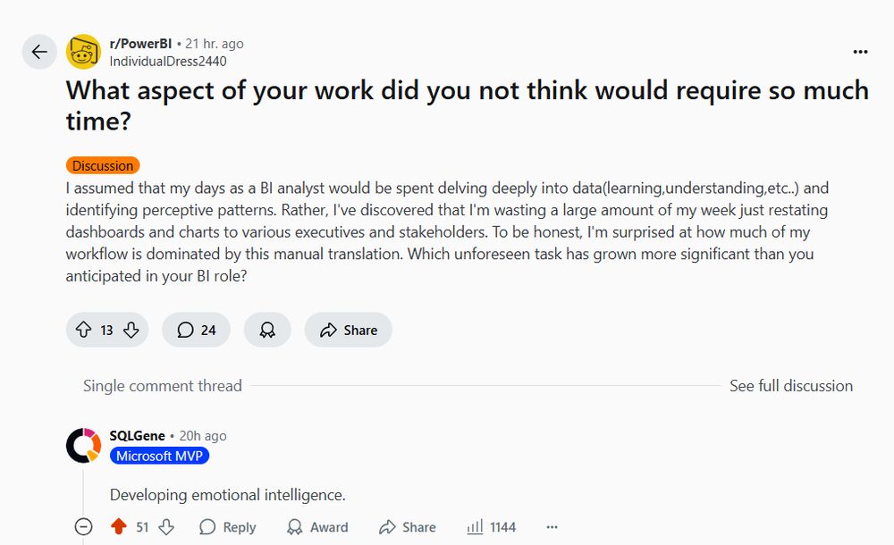 Reddit post