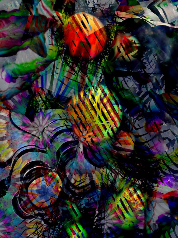 psychedelic digital abstract 