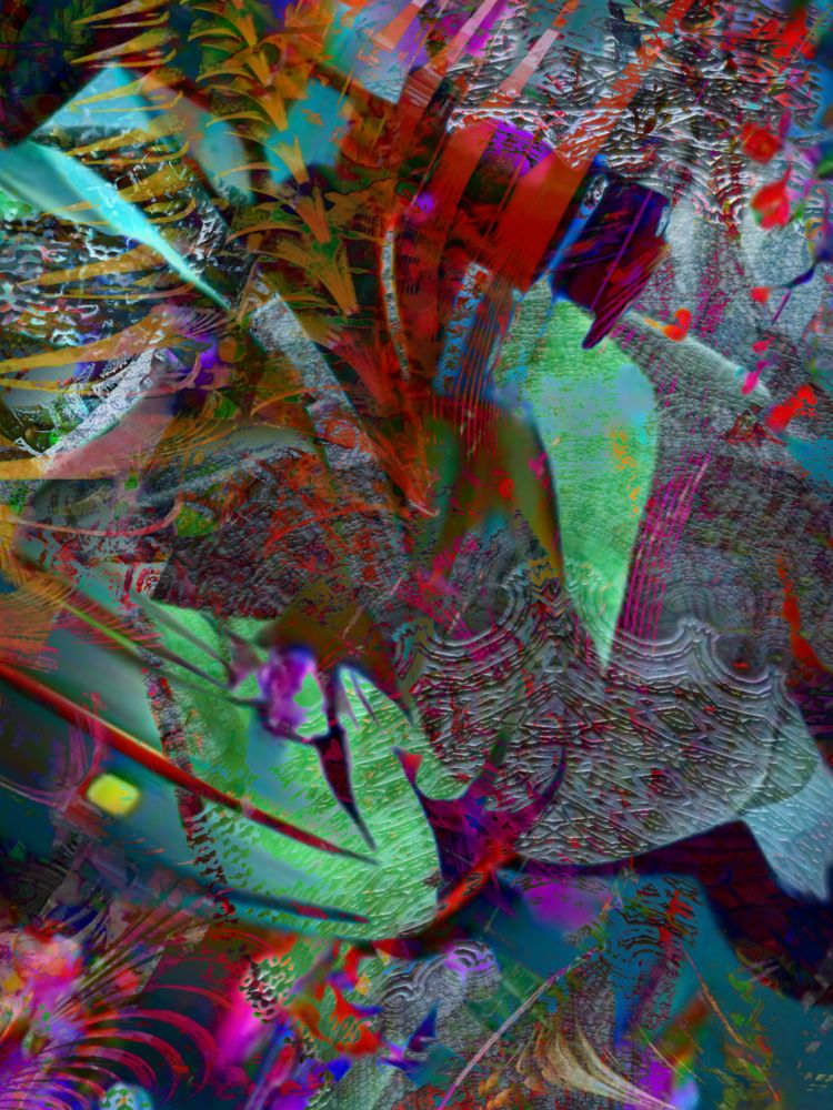 psychedelic digital abstract 