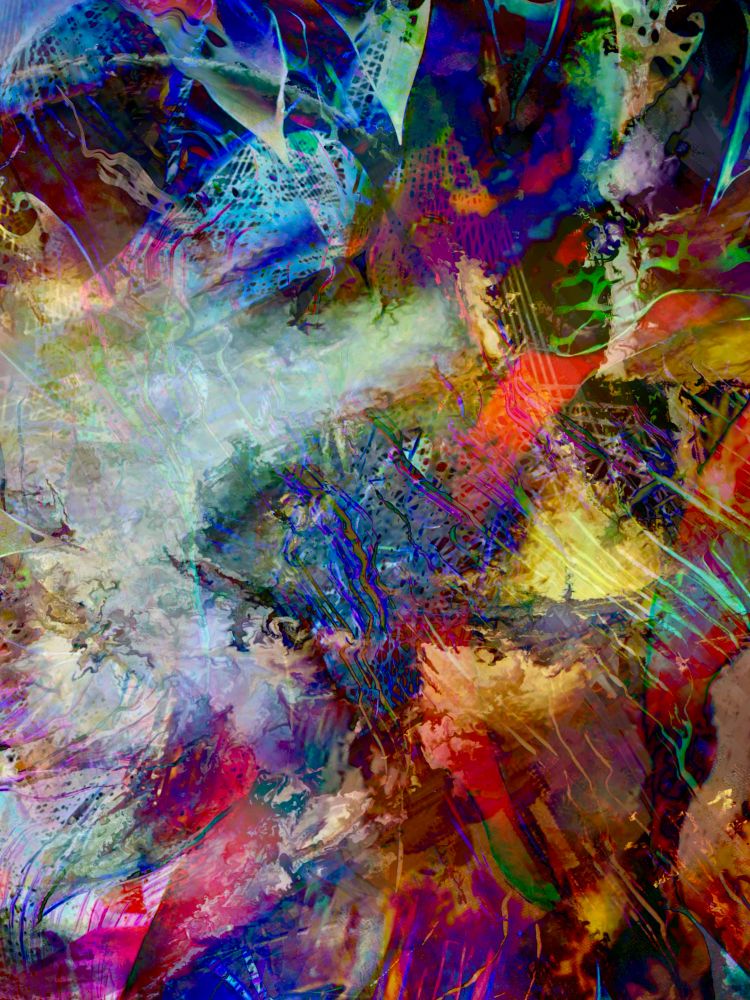 psychedelic digital abstract 
