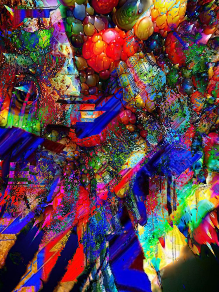psychedelic digital abstract 