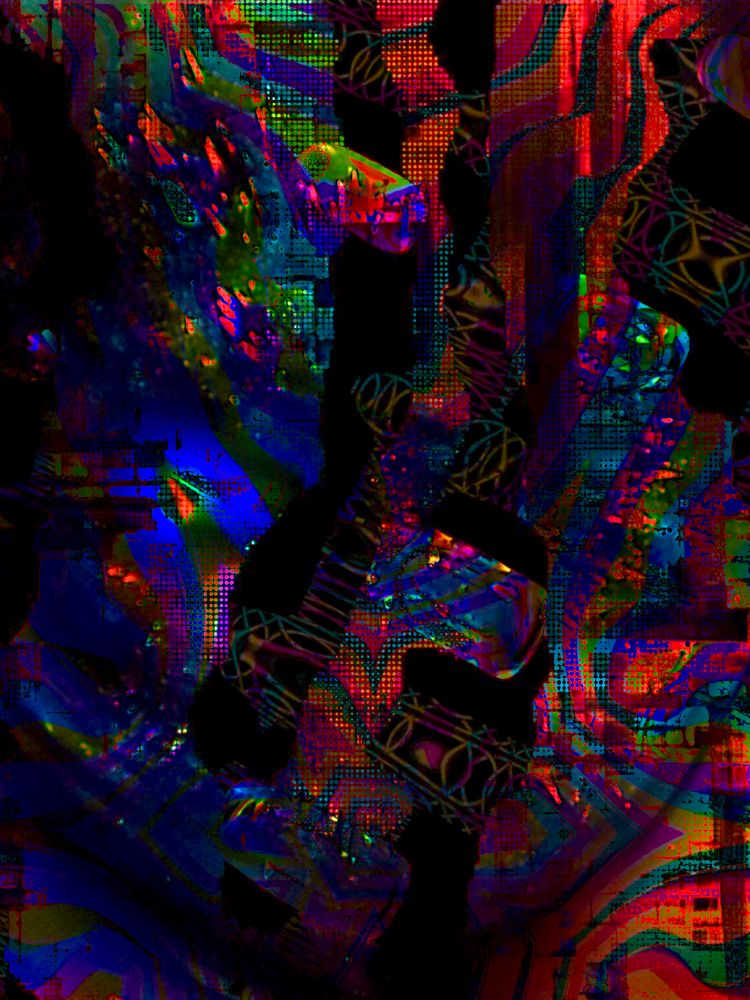 psychedelic digital abstract 
