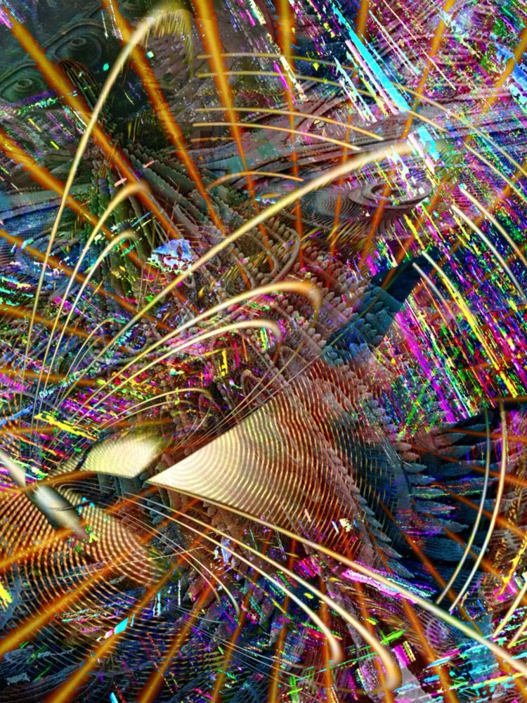 psychedelic digital abstract 