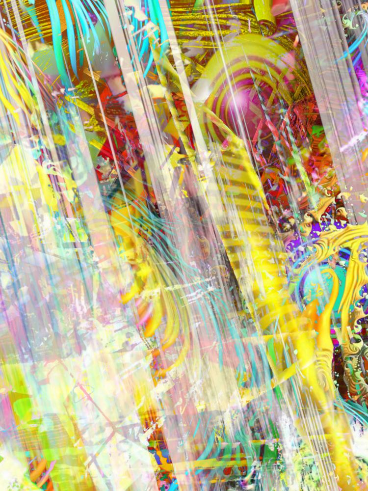 psychedelic digital abstract 