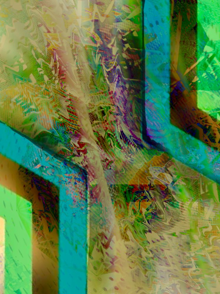 psychedelic digital abstract 