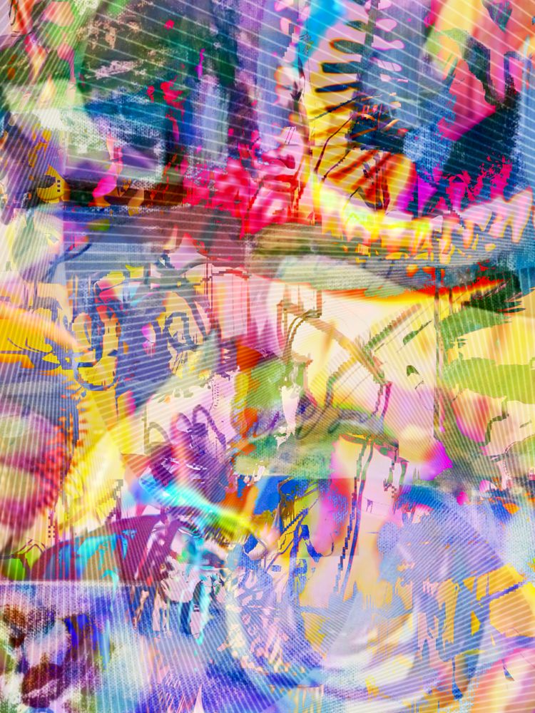 psychedelic digital abstract 