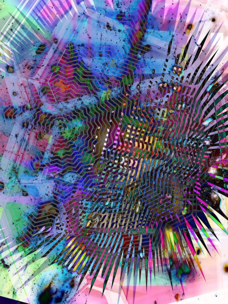psychedelic digital abstract 