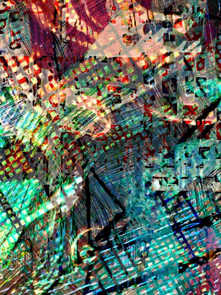 psychedelic digital abstract 