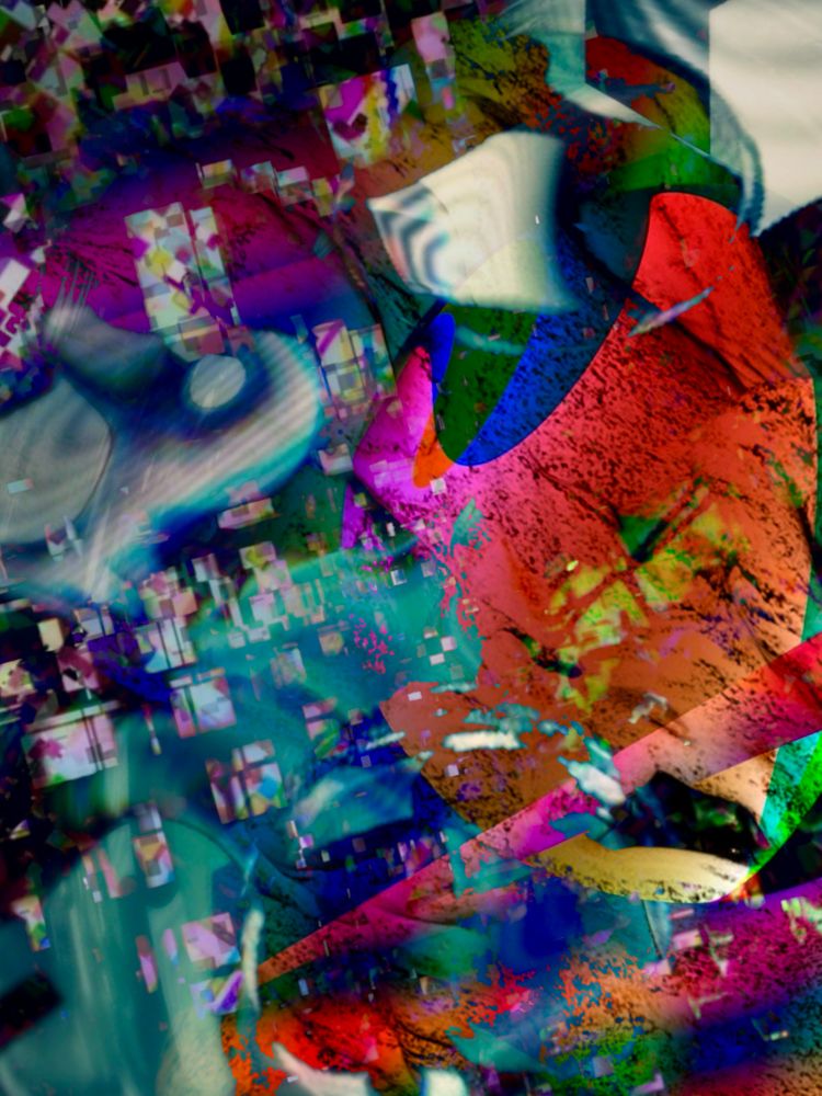 psychedelic digital abstract 