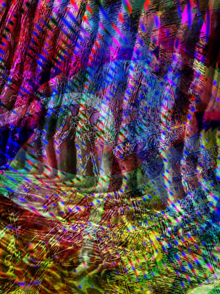 psychedelic digital abstract 