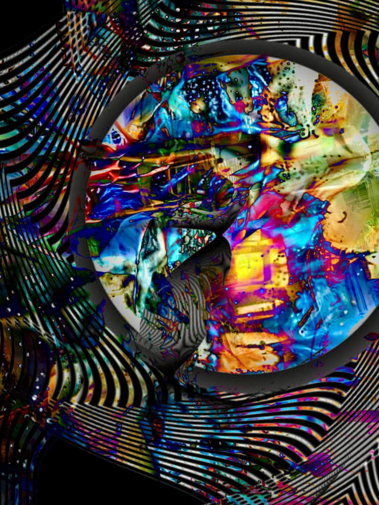 psychedelic digital abstract 