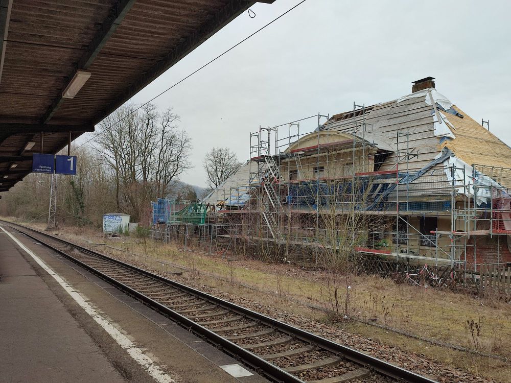 Der Bahnhof in Friedrichsthal 