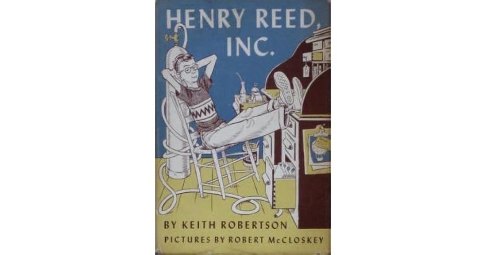 cover to "henry reed inc" from the 60s, a child looks smug and like he's getting that sweet DARPA cash