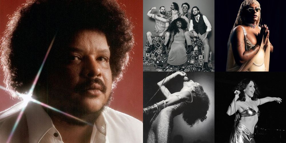 Tim Maia (32) Liniker e os Caramelows (30) Liniker (26) Maria Bethânia (24) Gal Costa (23)