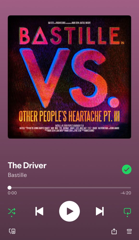 The driver by Bastille 