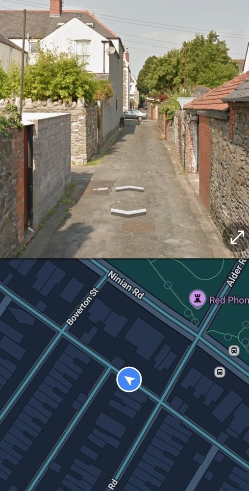 Location on Google maps with street view