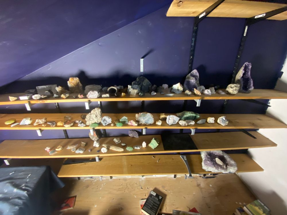 A portion of my rock collection from earlier this year. 