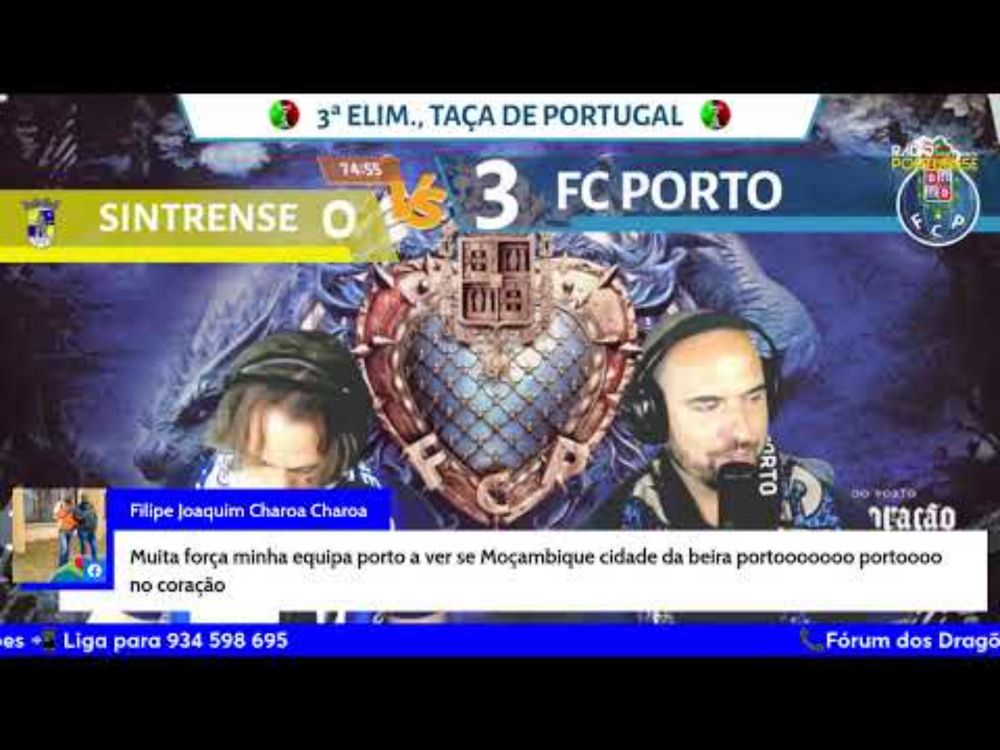 SU Sintrense x FC Porto | Taça de Portugal | 3ª Eliminatória