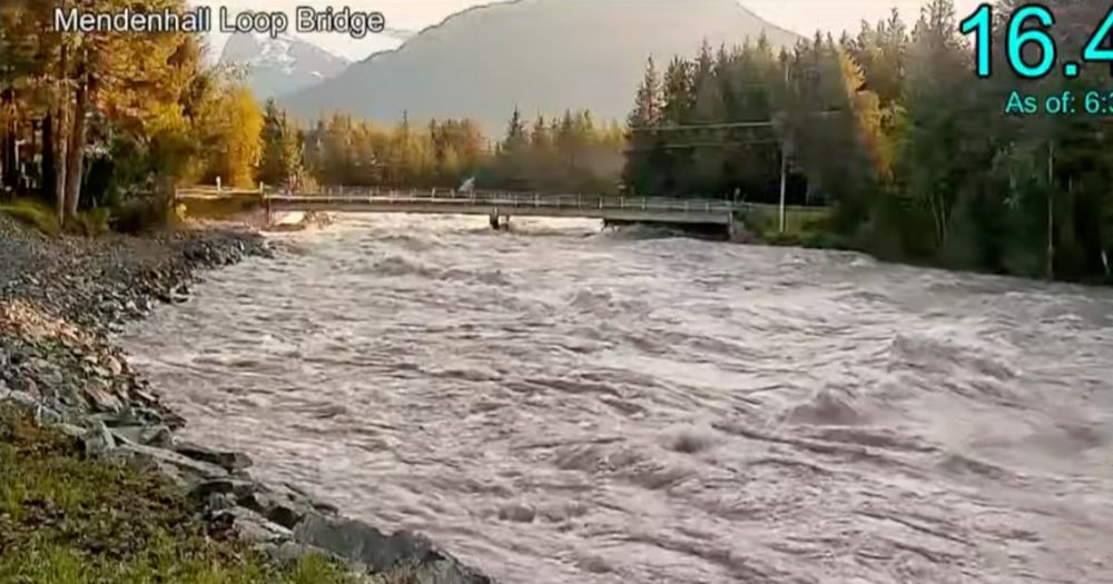 Officials say new barriers are holding, making for far less damage than during last year’s destructive glacial outburst from Suicide Basin.
