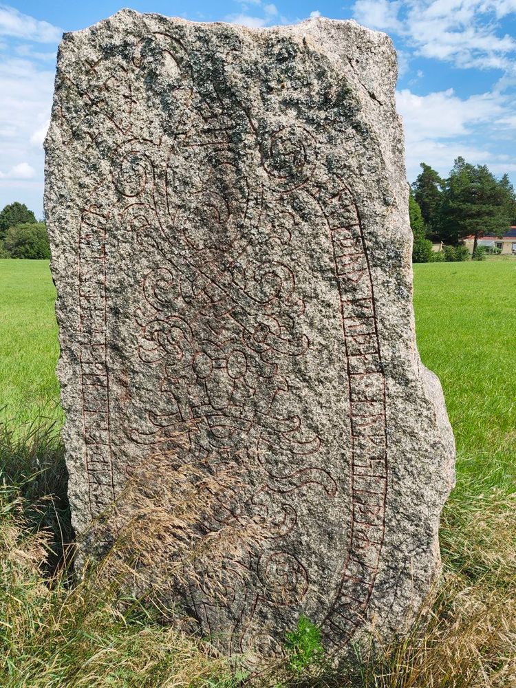 Rune stone up close