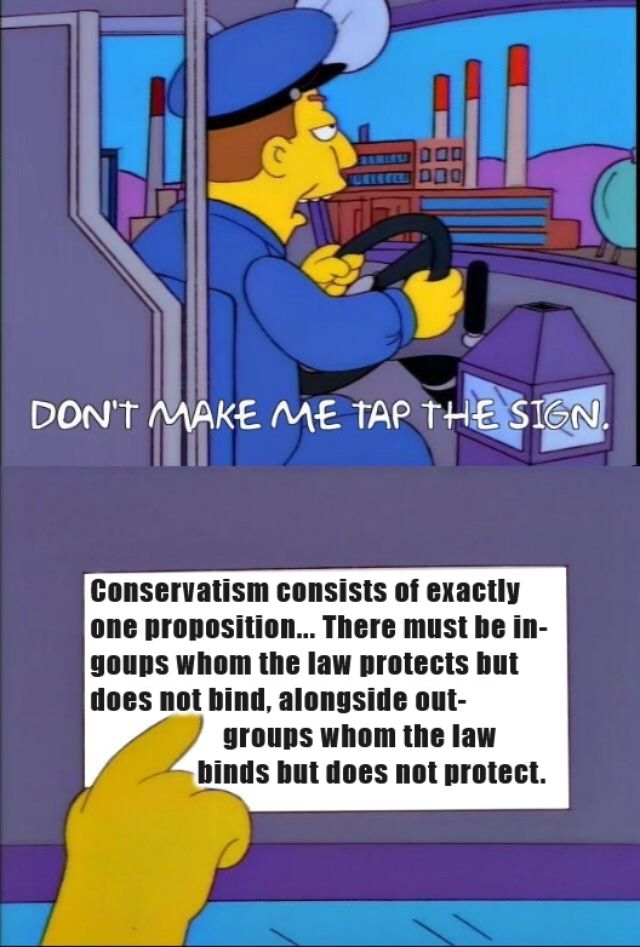 Simpsons Don't make me tap the sign meme The sign reads: 