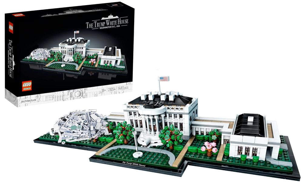 The Trump White House with Demolished East Wing