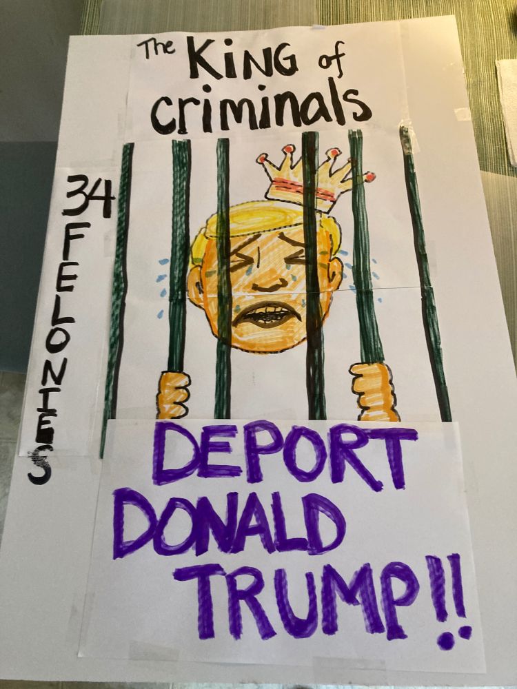 Donald Trump is the King of Criminals, 34 felonies, he should be deported