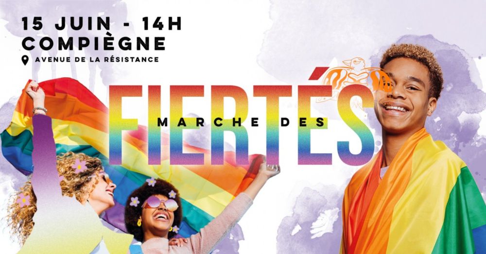 Compiègne s’empare de l’arc-en-ciel pour la 3ème marche des fiertés anti-transphobie