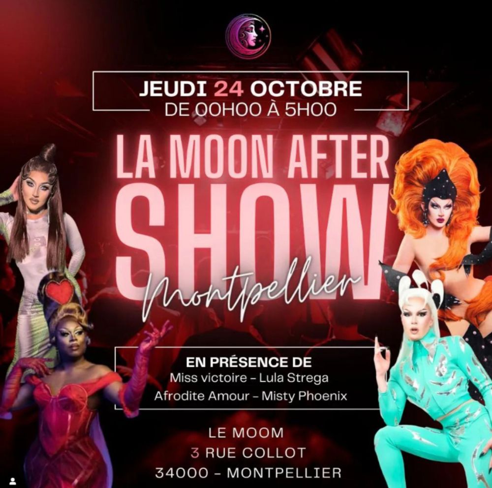 Montpellier [2410] Drag Show avec Misty Phoenix & Afrodite Amour