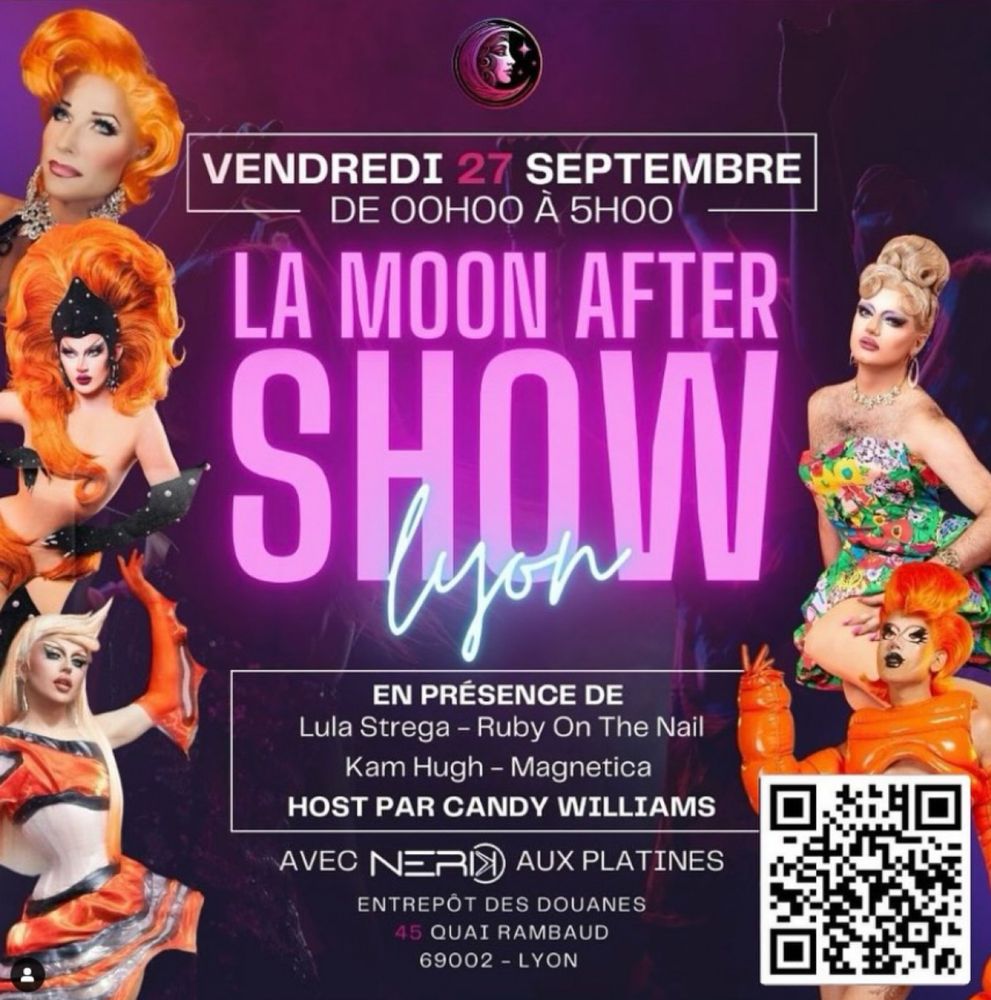 Lyon : Soirée After Show drag 27 septembre 2024