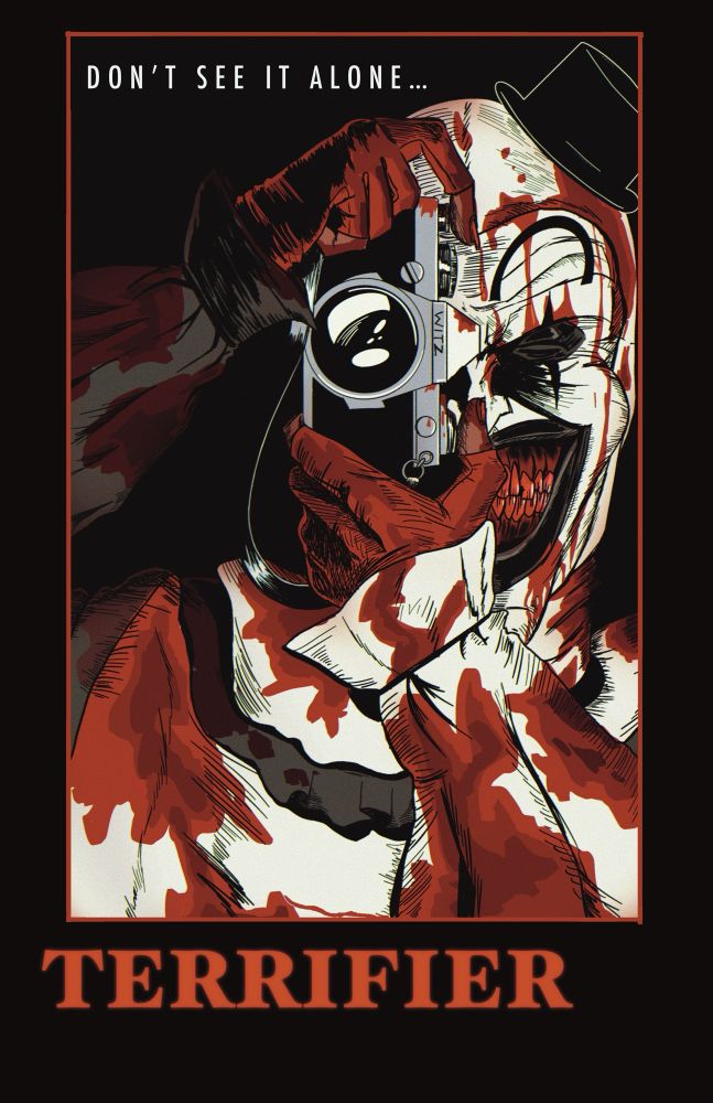 Poster Design of Terrifier in homage to Batman: The Killing Joke
