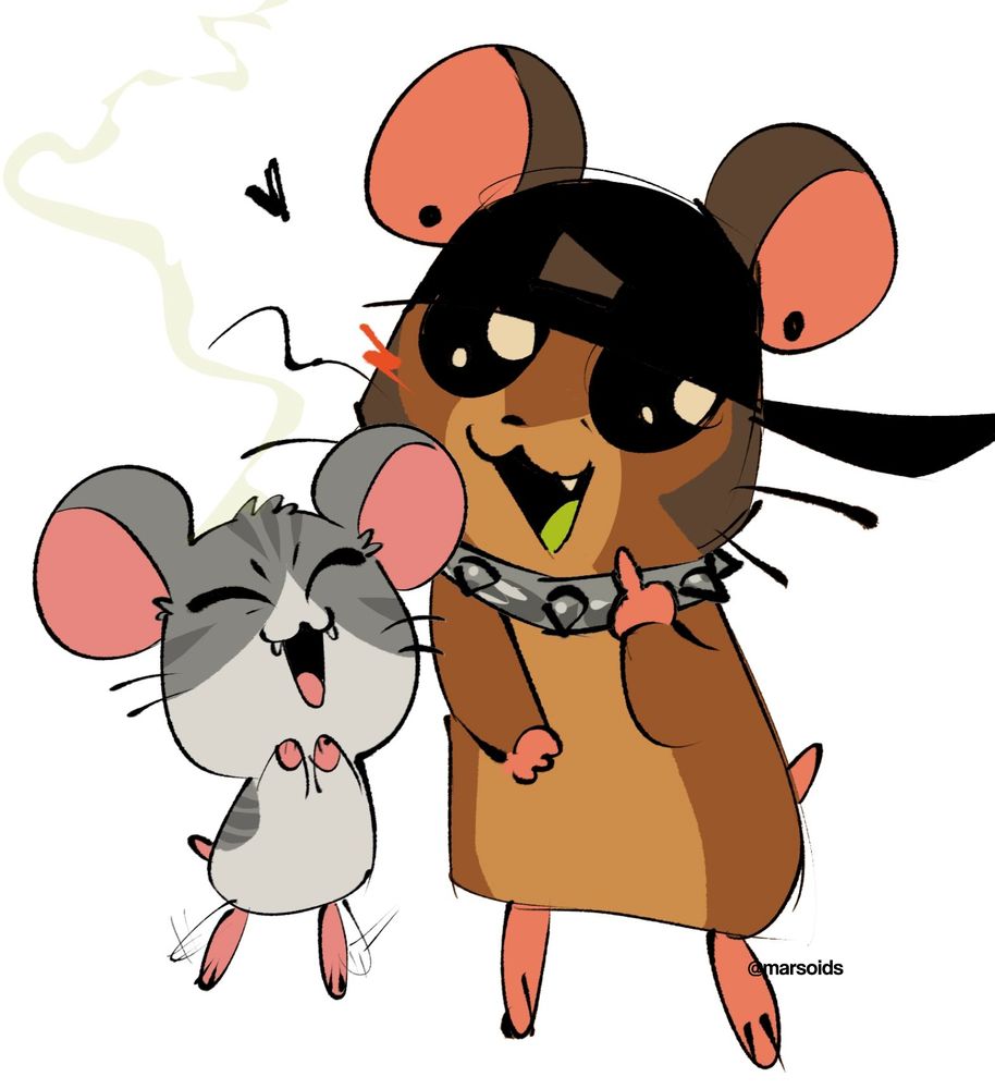 Me and Eddy as hamtaro hamsters 